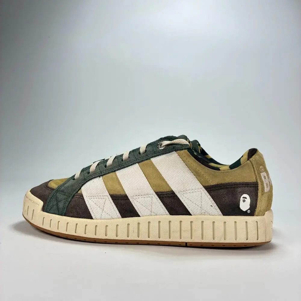 adidas x BAPE N BAPE Sand White Camo Skate Sneakers Shoes IE6118 Men's Size 7.5